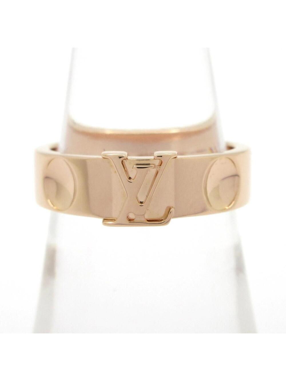 Louis Vuitton Berg Implant Lv Ring 18K #374121L16B